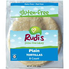 Rudi's Plain Tortillas - Low FODMAP